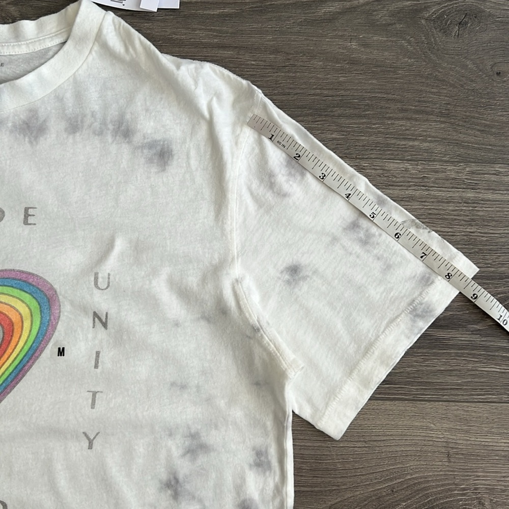 AMERICAN EAGLE Pride Graphic Tee Sz Medium Tie Dye Love & Unity Festival Tshirt - Picture 8 of 8